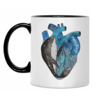 Кружка двухцветная