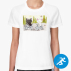 Женская спортивная футболка