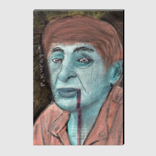 Холст с принтом Старый вампир