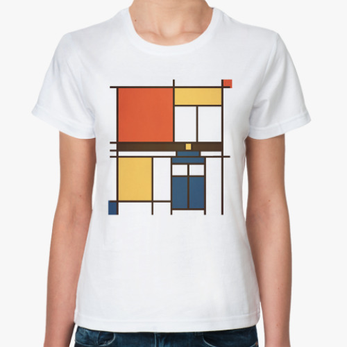 Классическая футболка с принтом Тардис