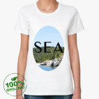 Женская футболка органик