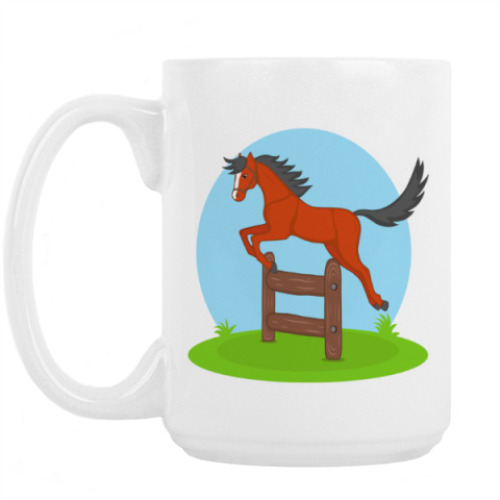 Кружка с принтом Конкур