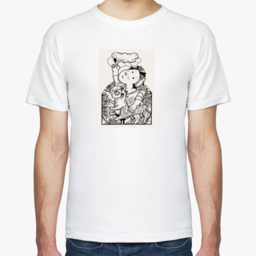 Футболка с принтом Пальцем в небо