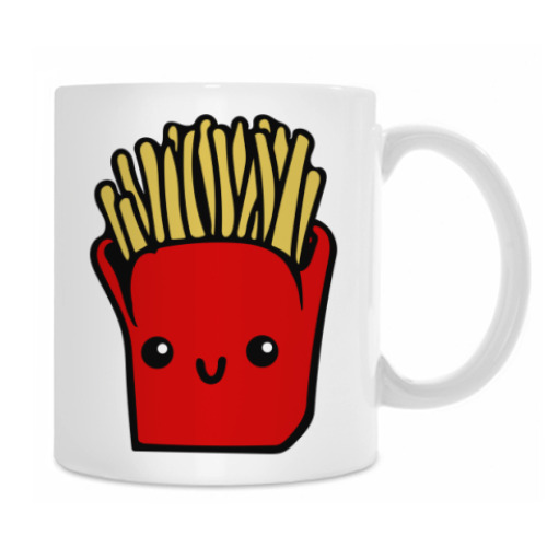 Кружка с принтом Картошечка Фри