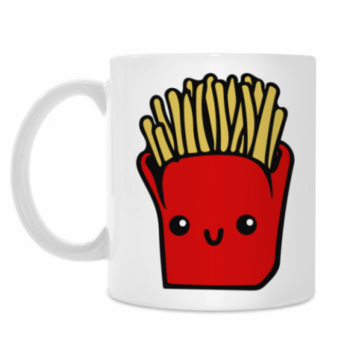 Кружка с принтом Картошечка Фри