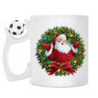 Кружка с футбольным мячиком