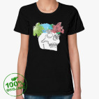 Женская футболка органик