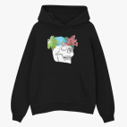 Толстовка худи оверсайз