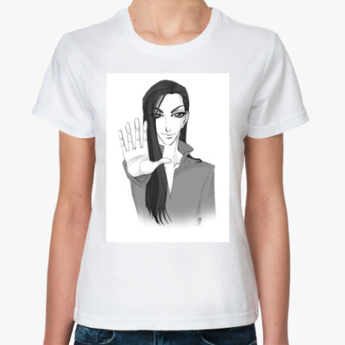 Классическая футболка с принтом 'Бисёнен'