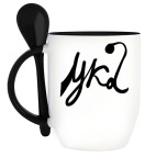 Кружка с ложкой