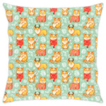 Собака корги к новому году готова