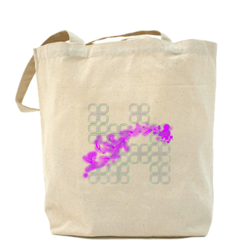 Сумка шоппер с принтом Настроение