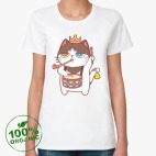 Женская футболка органик