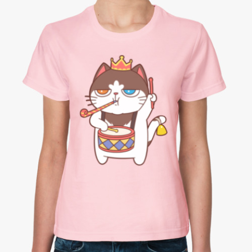 Женская футболка с принтом PARTY KING