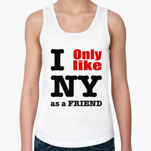 Женская майка с принтом  Мне нравится