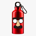 Металлическая бутылка 400 мл UV-DTF