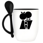 Кружка с ложкой