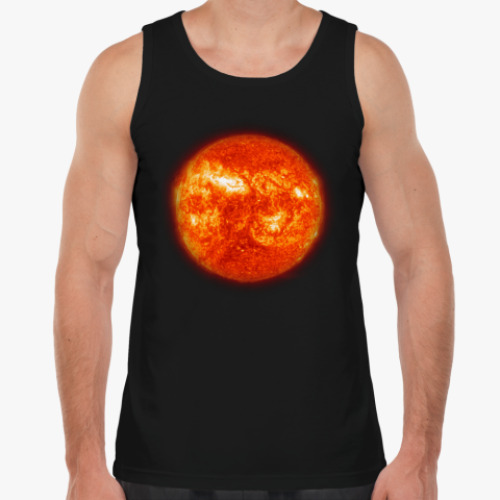 Майка с принтом Солнце