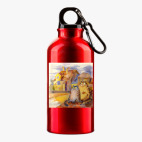 Металлическая бутылка 400 мл UV-DTF