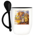 Кружка с ложкой