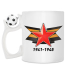 Кружка с футбольным мячиком