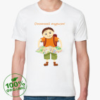 Мужская футболка органик