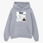 Толстовка худи оверсайз