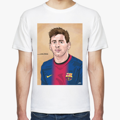 Футболка с принтом Лионель Месси