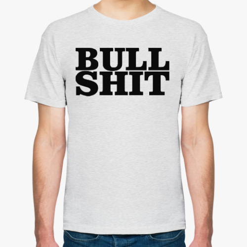 Футболка с принтом BullShit