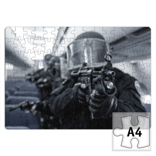 Пазл с принтом Спецназ