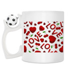 Кружка с футбольным мячиком