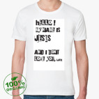 Мужская футболка органик