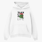 Толстовка худи оверсайз