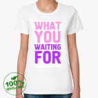 Женская футболка органик