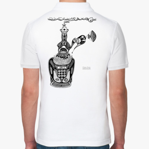 Рубашка поло с принтом 'Flymer'