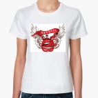 Классическая женская футболка  Невеста