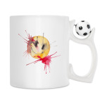 Кружка с футбольным мячиком