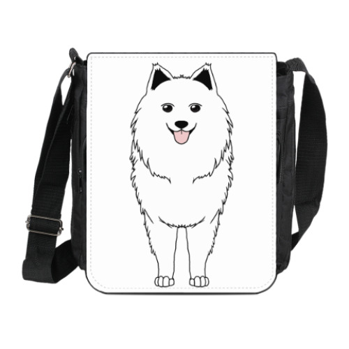 Сумка на плечо (мини-планшет) с принтом Самоед С Тобой