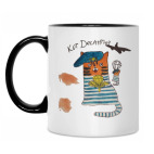 Кружка двухцветная