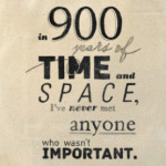 900 years of space and time
