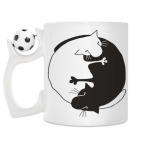 Кружка с футбольным мячиком