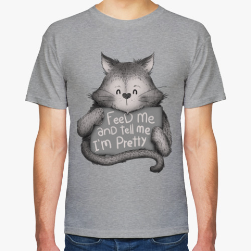 Футболка с принтом Накорми Меня