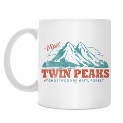 Кружка с принтом Твин Пикс
