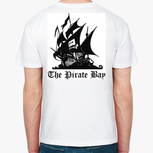 Футболка с принтом  Pirate Bay