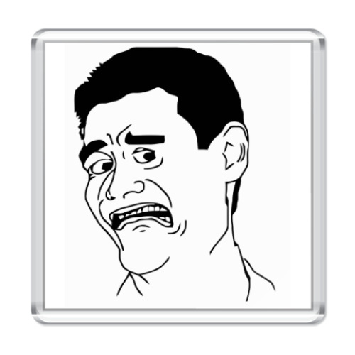 Магнит с принтом   Yao