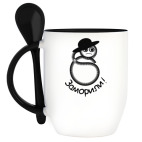 Кружка с ложкой