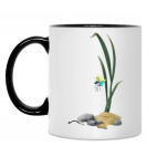 Кружка двухцветная