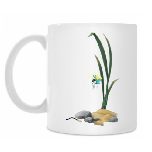 Кружка с принтом Муха