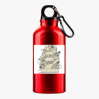 Металлическая бутылка 400 мл UV-DTF