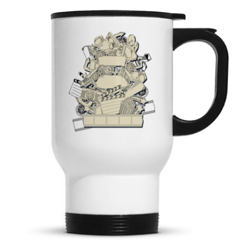 Кружка-термос с принтом Кино